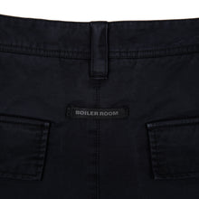 Garment Dye Block Cargo Pant Washed Black