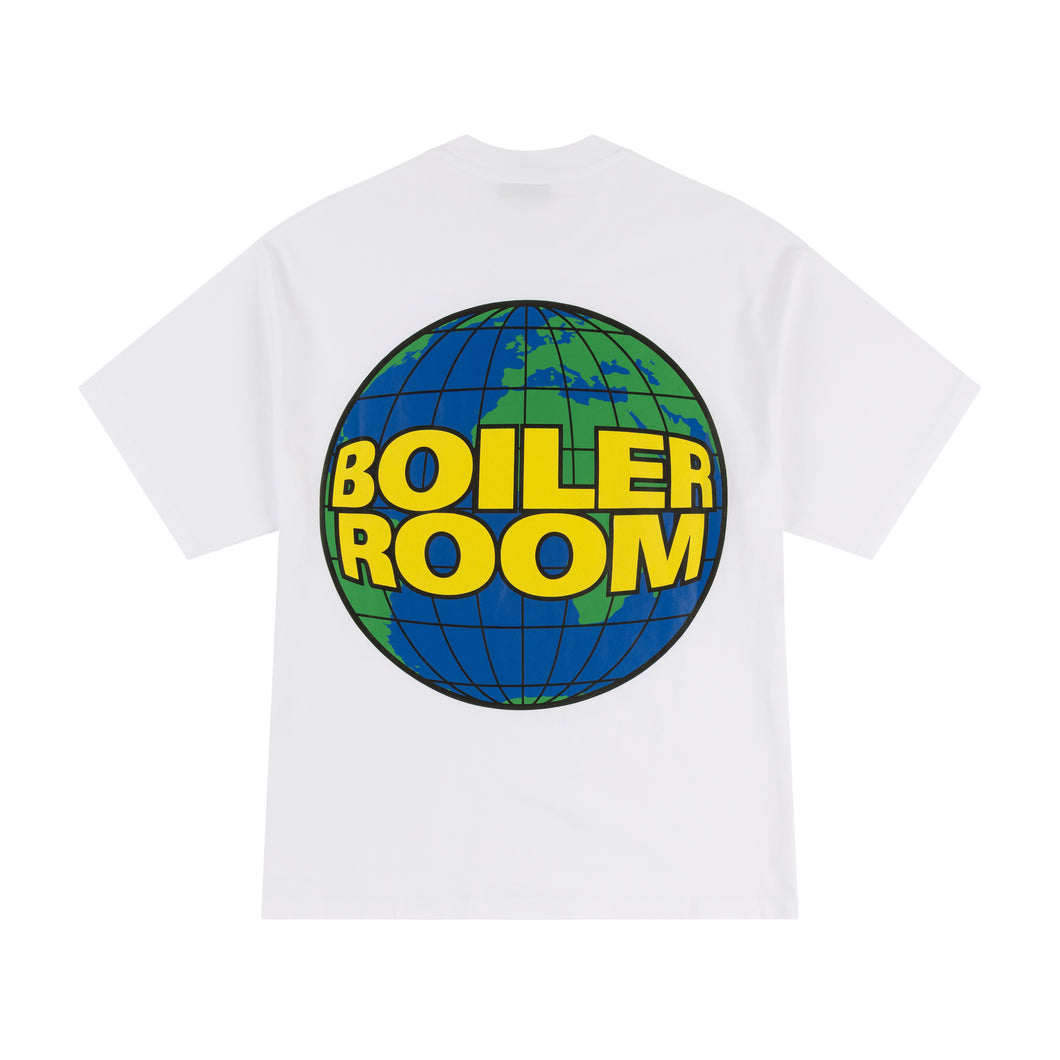 Globe Logo T-Shirt White