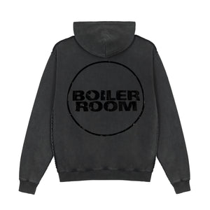 Logo Hood Washed Black