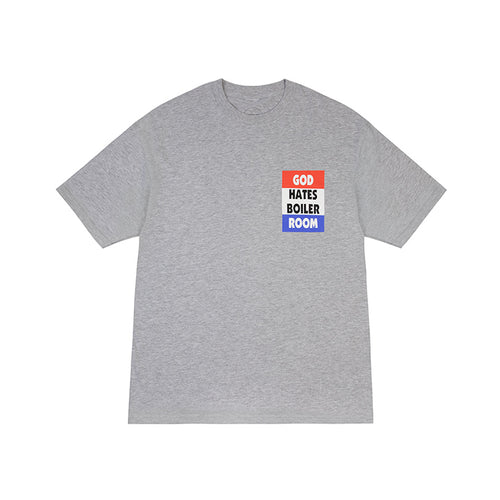 God Hates Boiler Room T-Shirt Grey