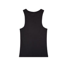 Garment Dyed Ribbed Tank Black