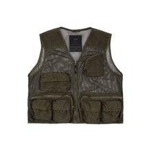 Mesh Cargo Vest Olive