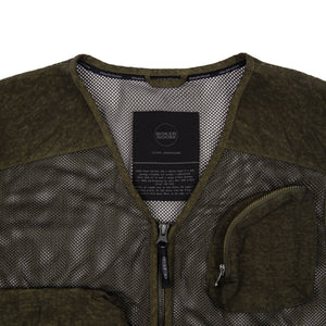 Mesh Cargo Vest Olive