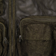 Mesh Cargo Vest Olive