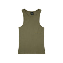 Garment Dyed Ribbed Tank Olive