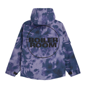 Tie Dye Shell Jacket Purple