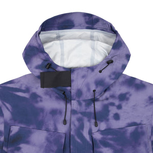 Tie Dye Shell Jacket Purple