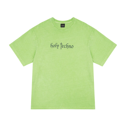 Holy Techno T-Shirt Lime Green