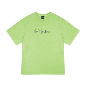 Holy Techno T-Shirt Lime Green