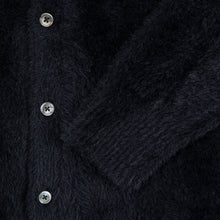 Hairy Cardigan Black