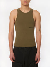 Garment Dyed Ribbed Tank Olive