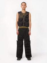 Mesh Cargo Vest Black