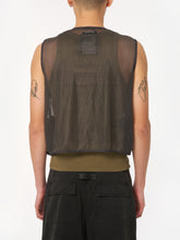 Mesh Cargo Vest Black