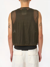 Mesh Cargo Vest Olive