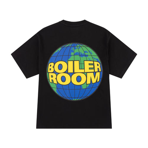 Globe Logo T-Shirt Black