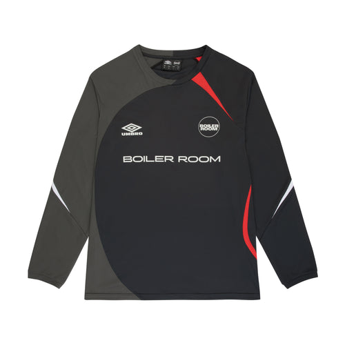 Boiler Room x Umbro LS Football Top Black