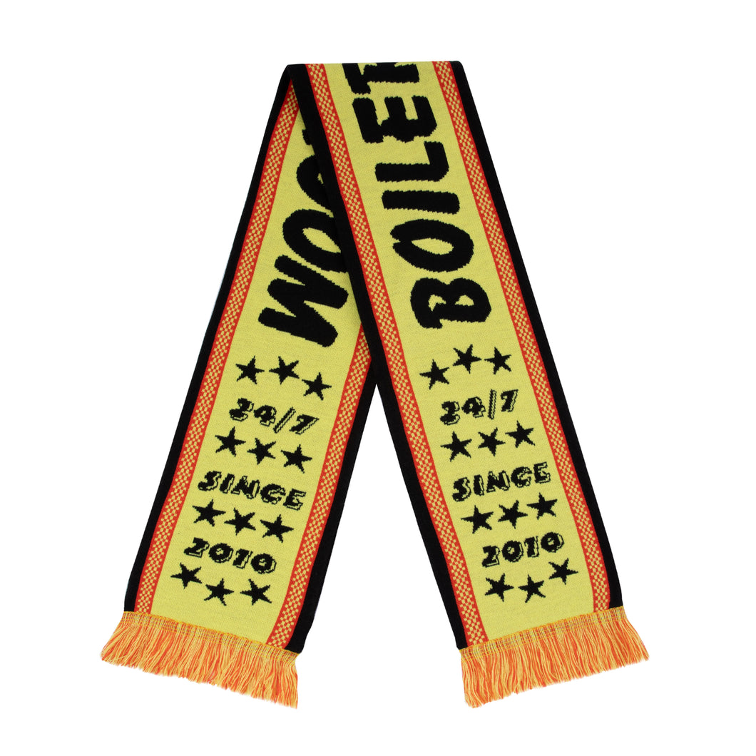 Boiler Room Football Scarf Yellow