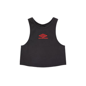 Boiler Room x Umbro Ribbed Vest Top Black