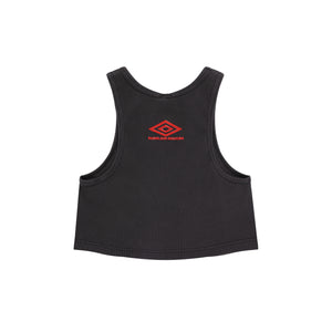 Boiler Room x Umbro Ribbed Vest Top Black