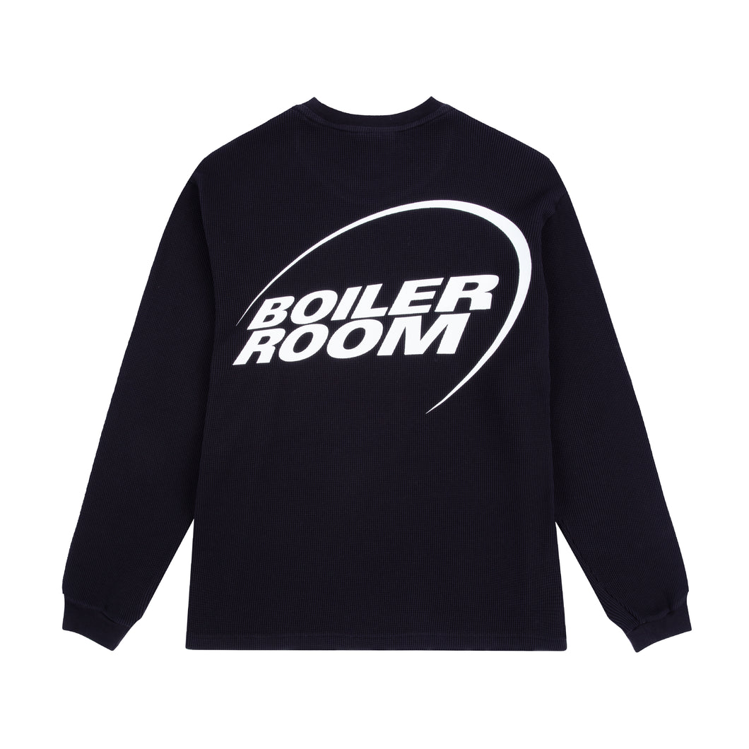 Waffle LS Top Black