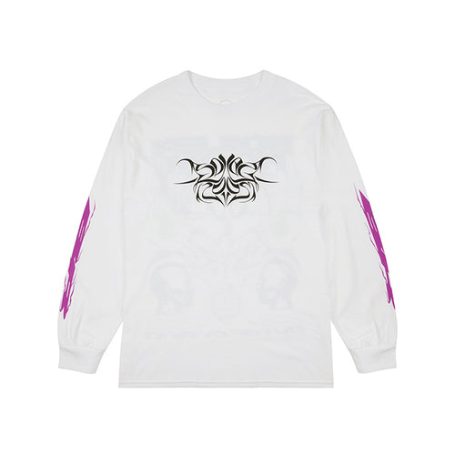 Mind Control LS T-Shirt White