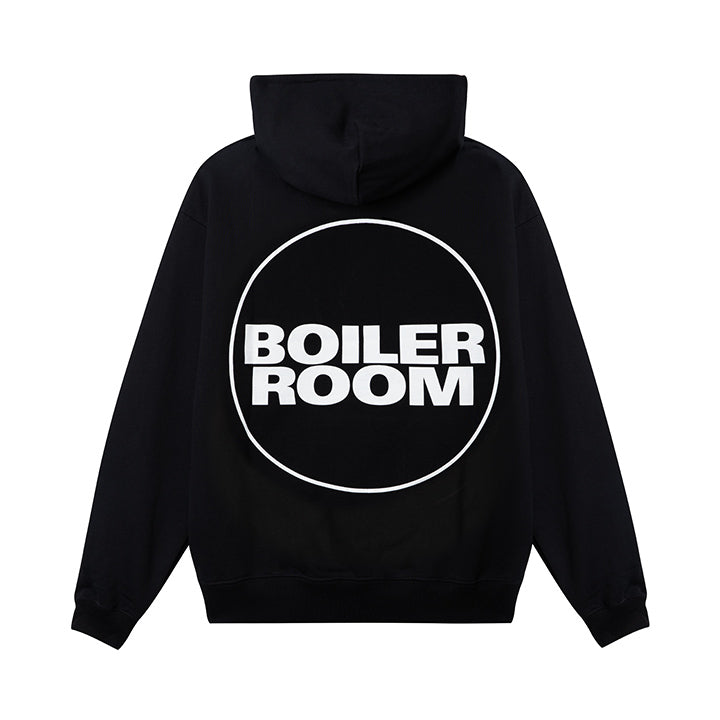 Boiler Room Logo Hood Black