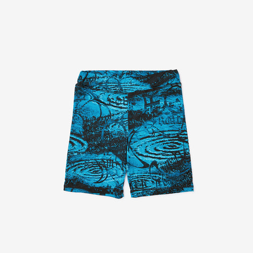 Hoax Biker Short Blue